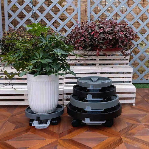 花博士带接水盒钢化移动滚轮托盘