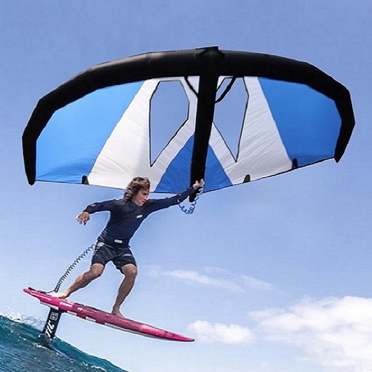 站立式充气风筝浆水翼冲浪板套装风翼手持初学者水上户外运动装备