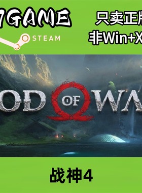 Steam 正版 国区 战神4 cdkey 激活入库 pc端游戏