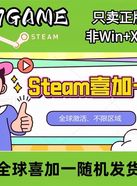 Steam 正版 国区 steam喜加一 cdkey 激活入库 pc端游戏