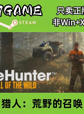 Steam 正版 国区 猎人荒野的召唤 cdkey 激活入库 pc端游戏