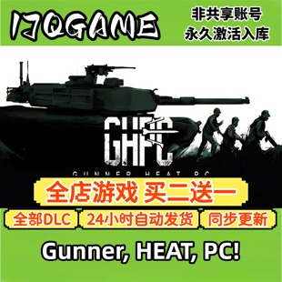 Gunner, HEAT, PC! STEAM游戏全球区激活码cdk全dlc 永久入库