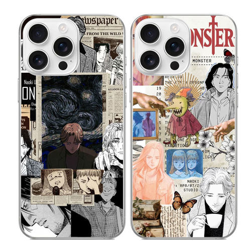 适用iphone苹果17promax手机壳安卓透明软壳Yohan小米华为pura日本漫画MONSTER怪物Johan Liebert
