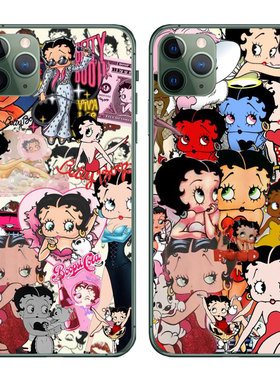 Betty Boop 贝蒂娃娃大头适用苹果17promax手机壳iPhoneXR欧美女生搞怪