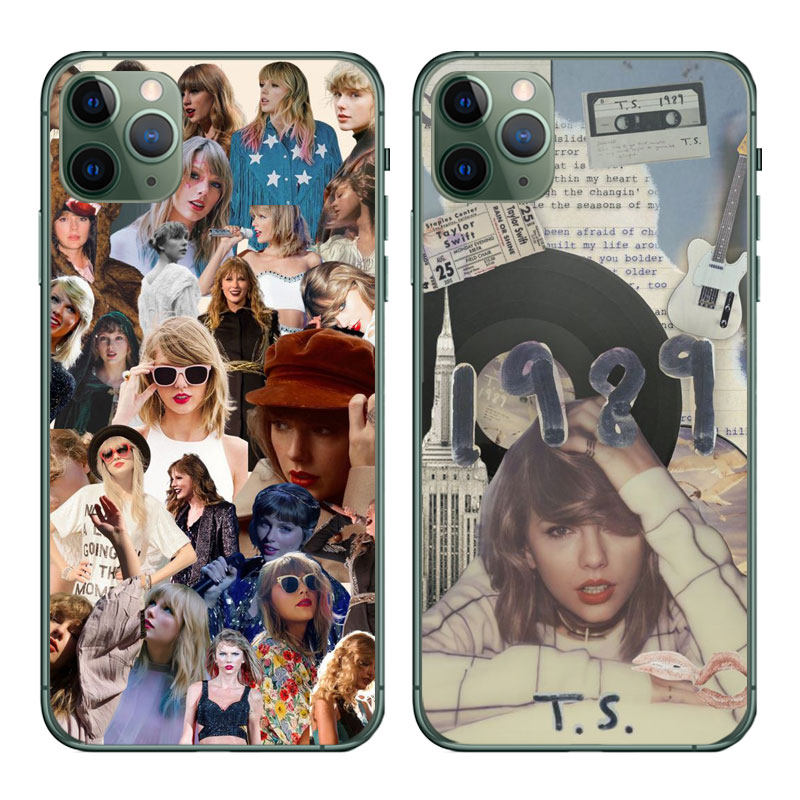 霉霉泰勒斯威夫特Taylor Swift适用苹果14promax手机壳iPhoneXR涂鸦简约透明软壳音乐