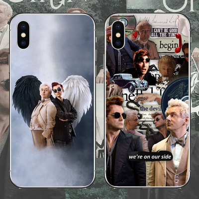好兆头Good Omens天使恶魔适用苹果14promax手机壳iPhoneXR随性恶魔Crowley男生Aziraphale