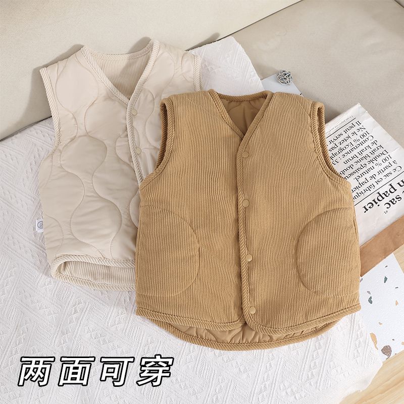 正反可穿秋冬新款儿童羽