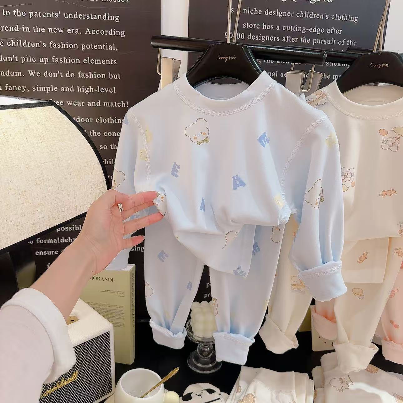 儿童纯棉春秋秋衣秋裤婴