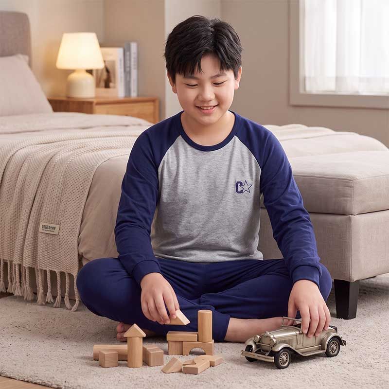 胖童秋衣秋裤男孩加大加