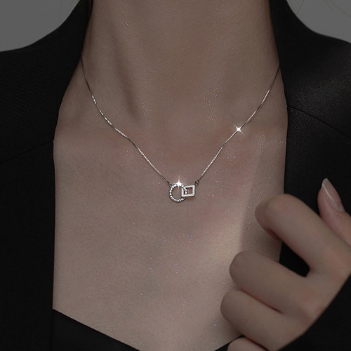 饰悟银饰925纯银项链女款