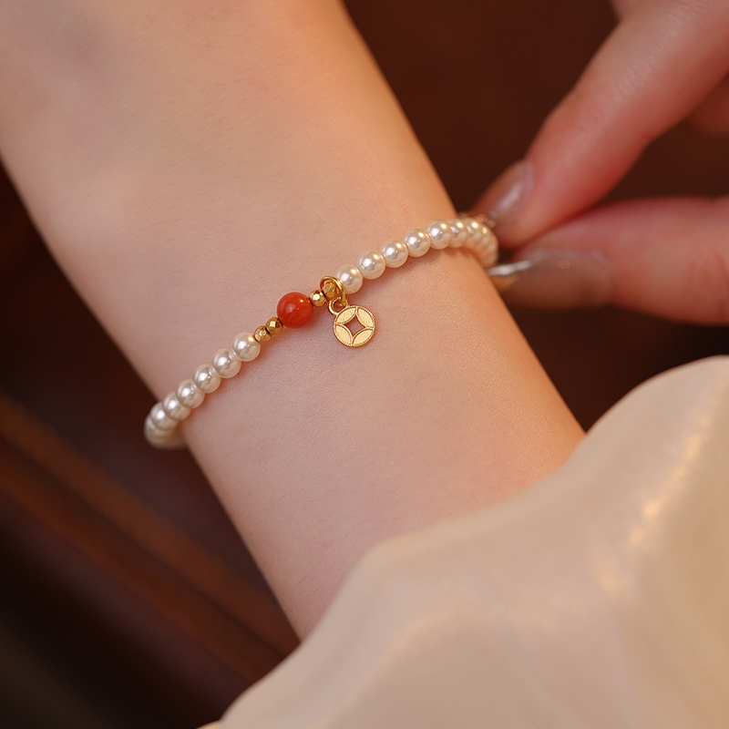 饰悟银饰女珍珠轻奢高级感手链