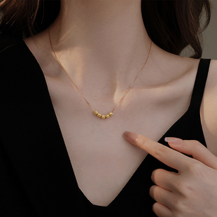 高级设计感小众装 爆款 饰项链女 银项链2025新款 925纯银项链女款