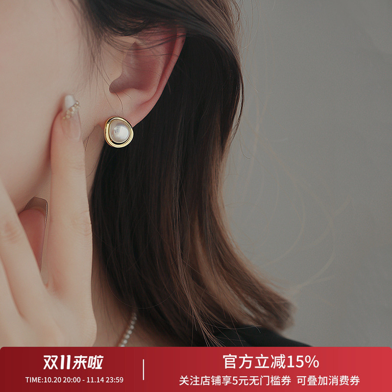 饰悟银饰轻奢女无痛耳夹