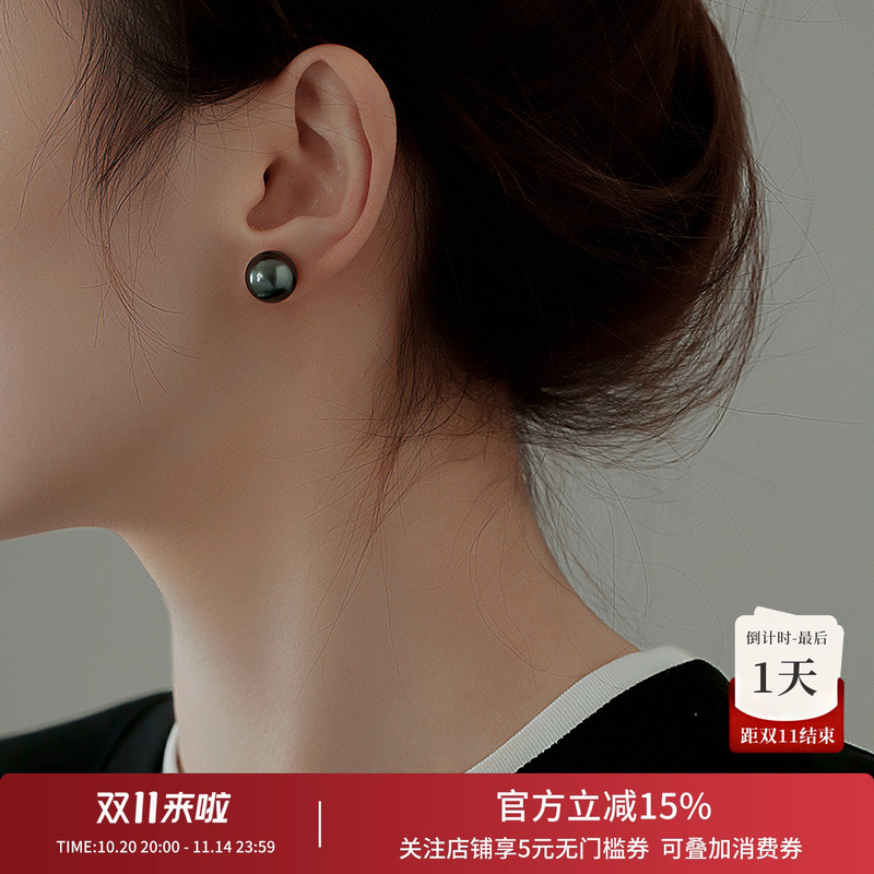 饰悟999纯银高级女耳钉