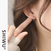 纯银耳圈养耳洞耳钉拒绝过敏素圈耳环2026新款 耳饰女高级感 爆款