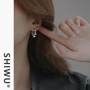 爆款 饰悟银饰法式 流苏耳环高级感轻奢小众气质耳扣女耳环2025新款