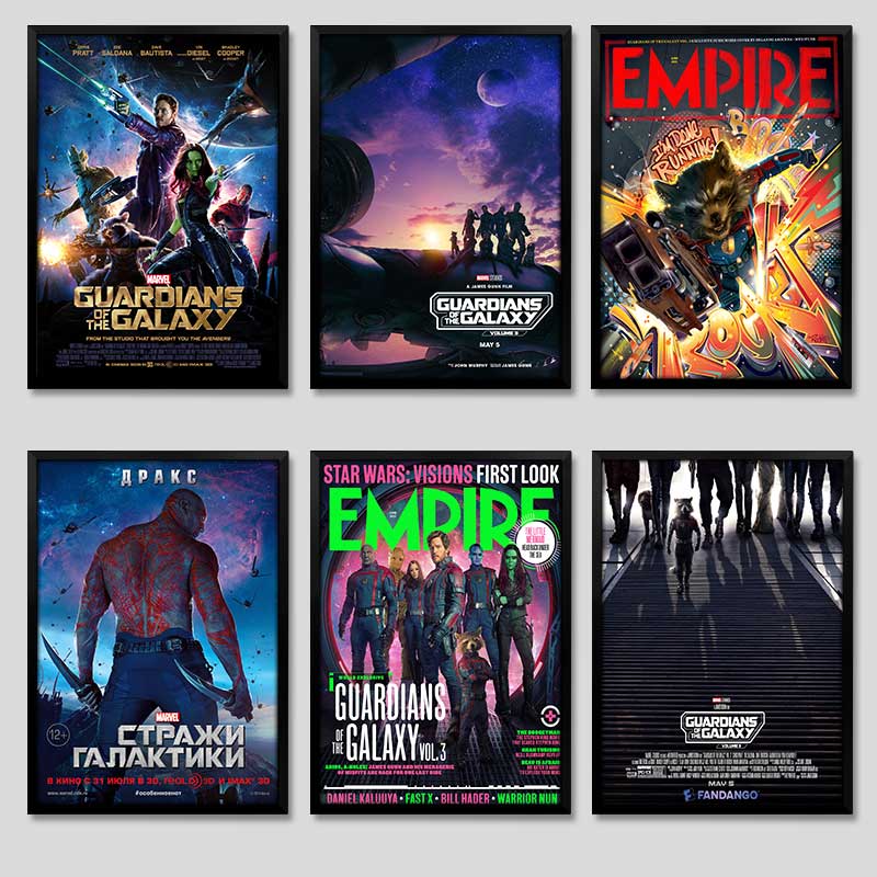 简约银河护卫队星爵现代装饰画