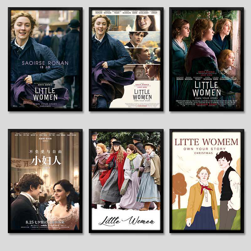 小妇人甜茶罗南艾玛沃森电影海报卧室挂画宿舍客厅装饰画壁画定制