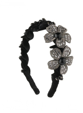 【花坞里】日韩新款高级丝绒立体花卉轻奢发箍日常百搭高级感发箍