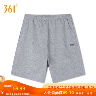 361°运动短裤2026秋季针织五分裤男子常规舒适裤子