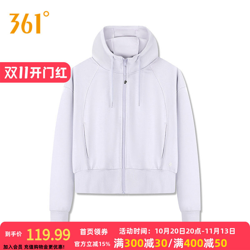 361°女装2025秋季新款针织加绒外套宽松舒适上衣