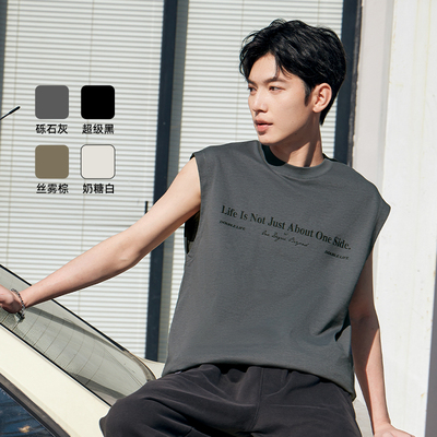 361度男装2025夏季新款宽松休闲上衣常规背心