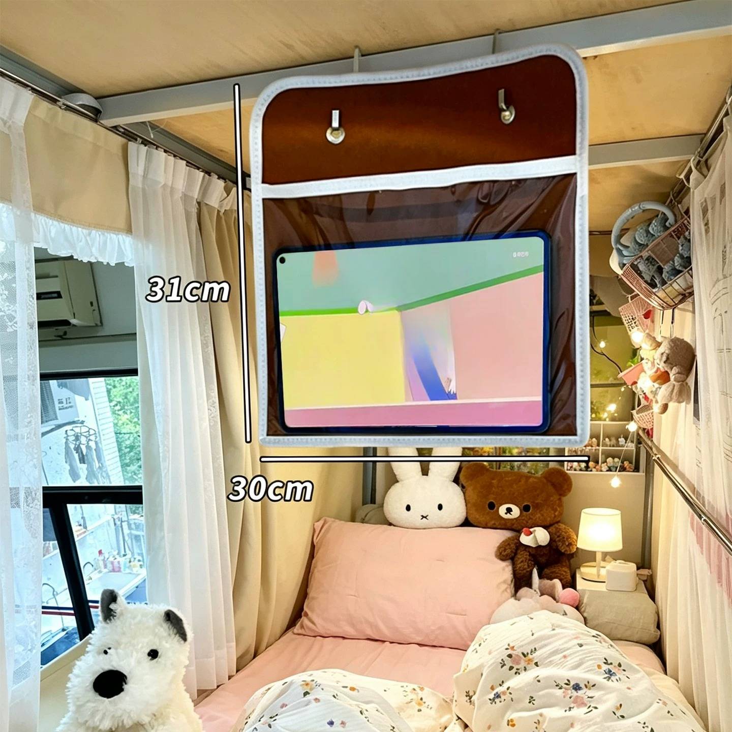 【学姐推荐】开学住校宿舍上下铺改造床上改造神器手机平板置物架