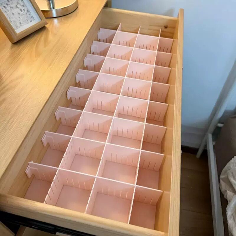 整理大师!抽屉分隔板杂物收纳隔断内衣袜子分格自由组合宿舍衣柜