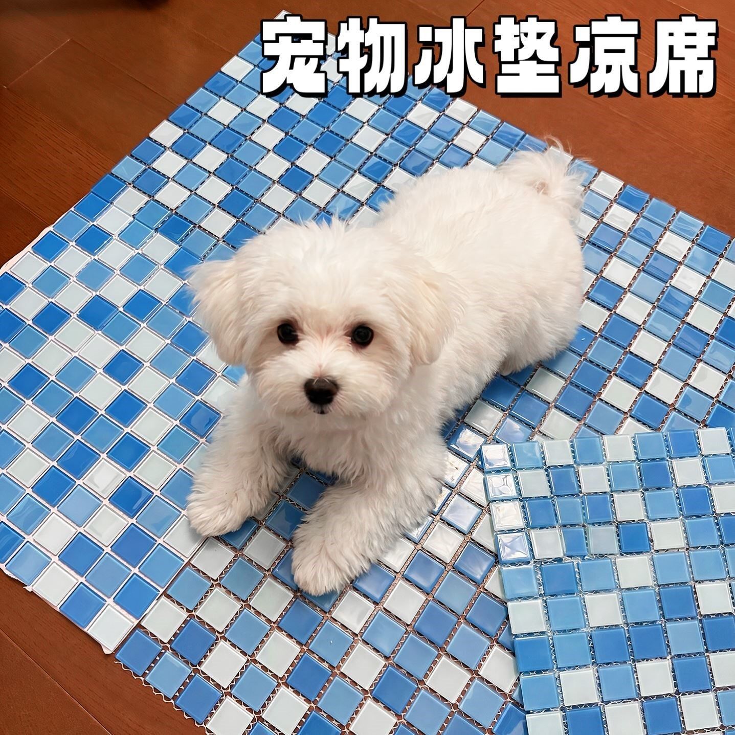 宠物冰垫凉席夏天夏季降温玻璃板防撕咬睡觉垫子猫咪狗狗窝可裁剪