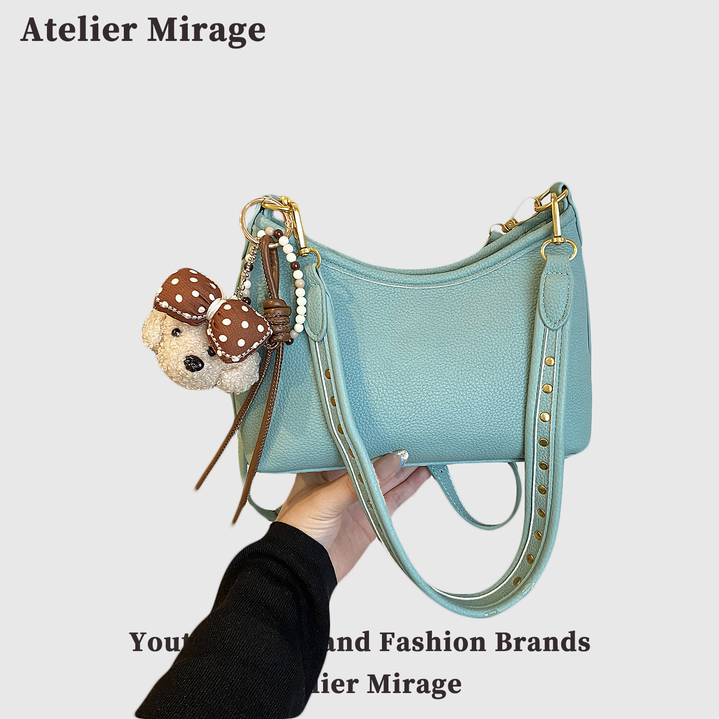 Atelier Mirage2026韩系女ins风月牙腋下百搭软妹风单肩斜挎小包