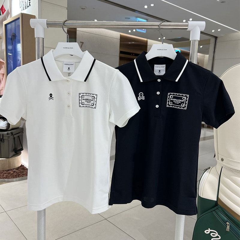 翻领速干女士短袖现货运动上衣