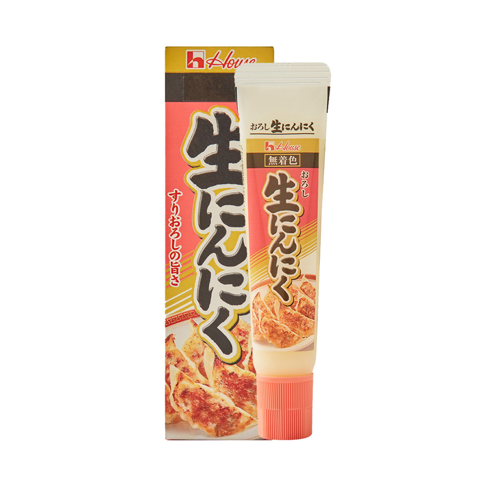 日本进口好侍蒜泥43g复合调味料 管装方便微辣提鲜蒜味清香浓郁
