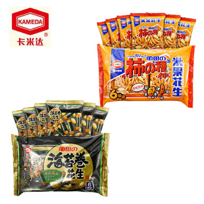 龟田食品海苔卷花生中国