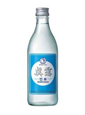 韩国进口真露INRO烧酒怀旧80版原味16.9度360ml微醺夜宵烧烤搭档