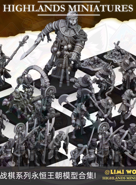 LIMIWORLD28MM奇幻系列永恒王朝合集一中古战棋树脂模型桌游跑团