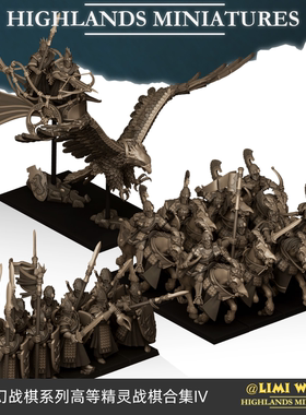奇幻战棋系列高等精灵合集四海卫巨鹰旧世界树脂桌游跑团模型锤