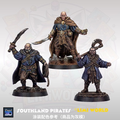 海盗 领主英雄 Southland Pirate 中土第三方战棋跑团树脂模型