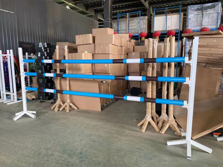 马术障碍架+跳杆套装 马具用品马术场地用具