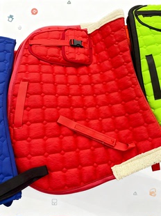 吸汗汗垫 减震汗屉带口袋马鞍垫 装东西带兜汗垫马匹装备