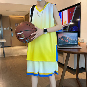 冰丝速干t恤男孩12-15岁初中学生背心篮球服13青少年大童运动套装