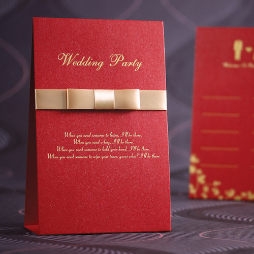 中国风定制创意嘉宾韩式席位卡