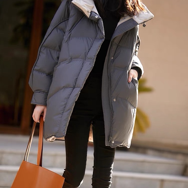 MAJEWINGS轻奢减龄保暖羽绒外套
