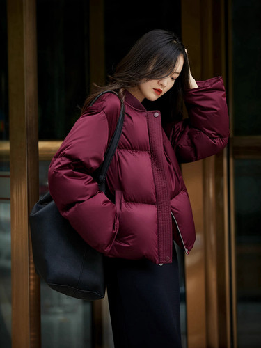 MAJEWINGS轻奢小个子短款羽绒服