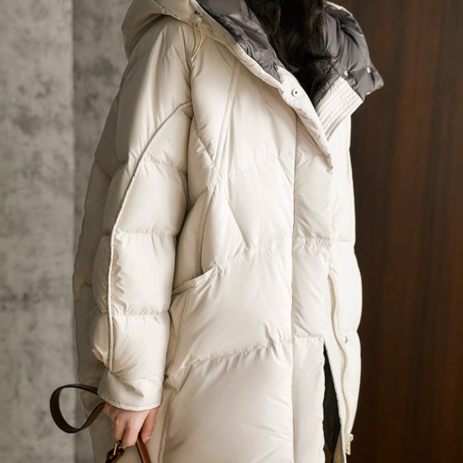MAJEWINGS轻奢减龄保暖羽绒外套