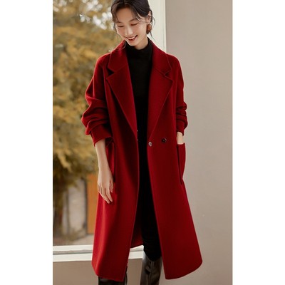 MAJEWINGS轻奢品牌100%羊绒大衣