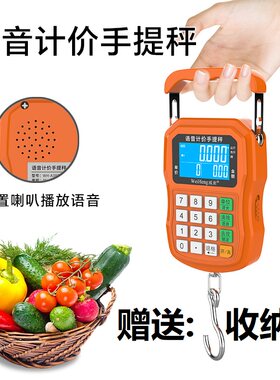 语音计价手提秤电子秤买卖菜秤