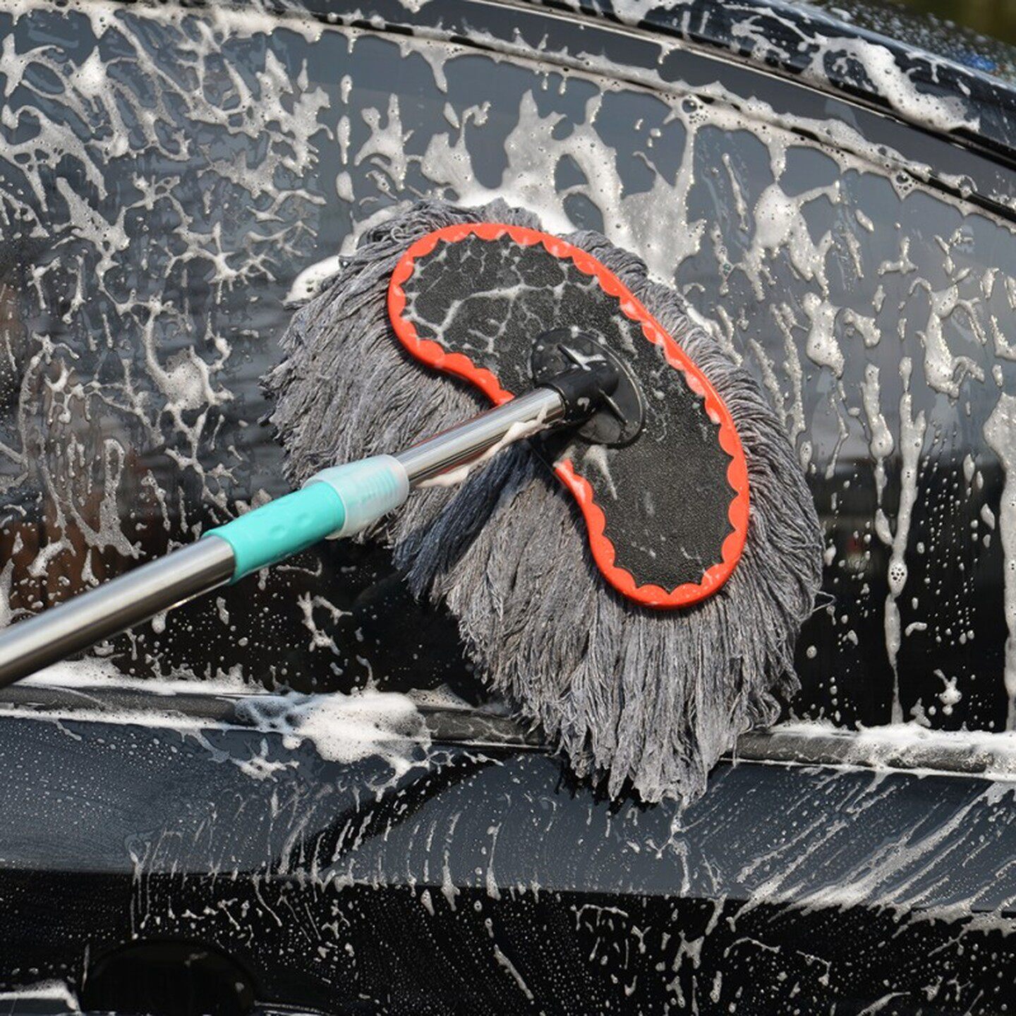货车专用洗车刷子汽车用品长柄伸缩棉线软毛工具洗车拖把擦车蜡拖