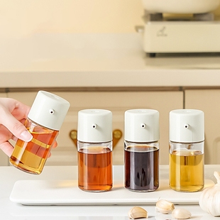 醋瓶厨房家用漂亮食品级酱油醋玻璃调料瓶餐桌分装小香油醋壶专用