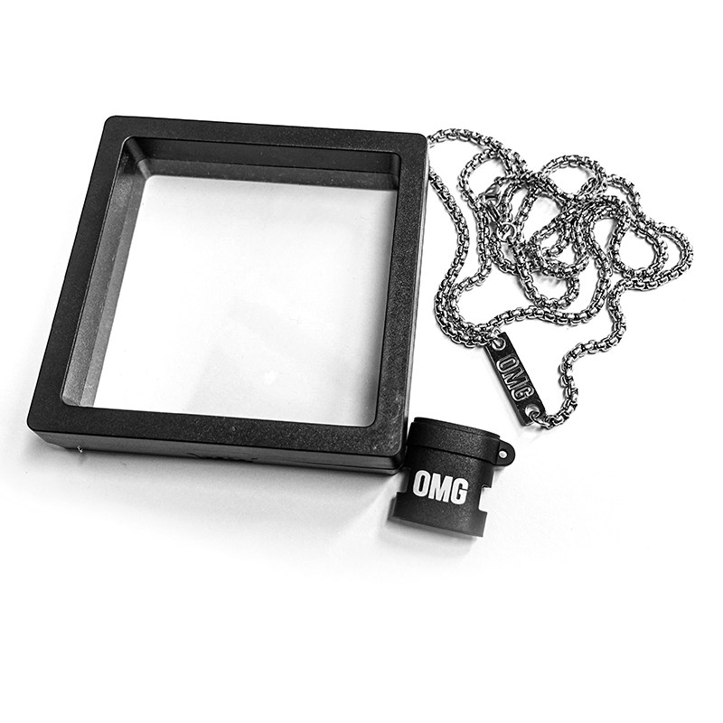 OMG TRENDY BRAND CUSTOM VERSATILE TITANIUM NECKLACE PENDANT BRAND MASK HANGING CHAIN CAN BE HUNG ELECTRONIC Y