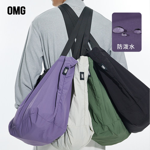 OMG运动单肩包大容量防刮耐磨